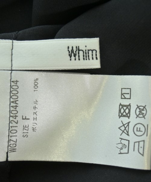 Whim Gazette（ウィムガゼット）ブラウス 黒 サイズ:F レディース/2200682049184