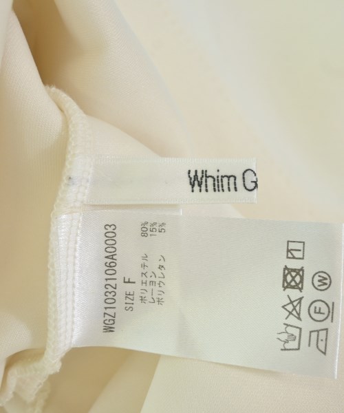 Whim Gazette（ウィムガゼット）Tシャツ・カットソー 白 サイズ:F レディース/2200680370020
