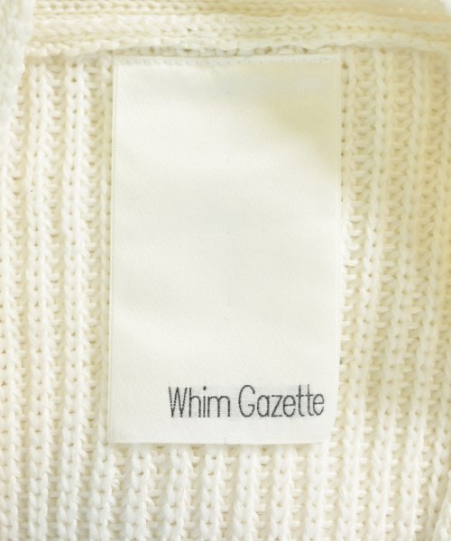Whim Gazette（ウィムガゼット）カーディガン 白 サイズ:F レディース/2200681610019