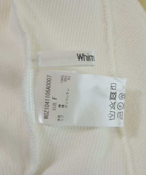 Whim Gazette（ウィムガゼット）スウェット 白 サイズ:F レディース/2200680032270