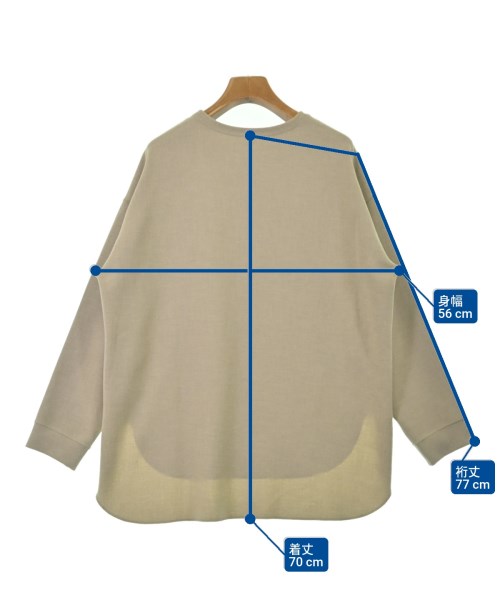 Whim Gazette（ウィムガゼット）Tシャツ・カットソー ベージュ サイズ:36(S位) レディース/2200686886037