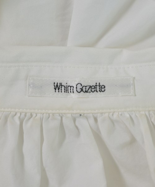 Whim Gazette（ウィムガゼット）カジュアルシャツ 白 サイズ:F レディース/2200688175047