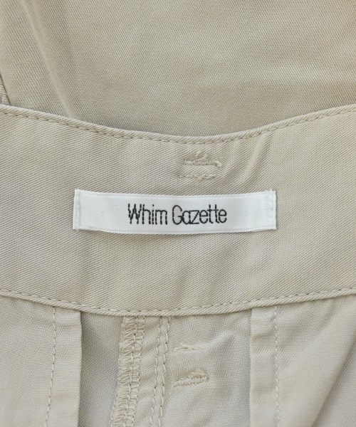 Whim Gazette（ウィムガゼット）カーゴパンツ ベージュ サイズ:36(S位) レディース/2200683008081