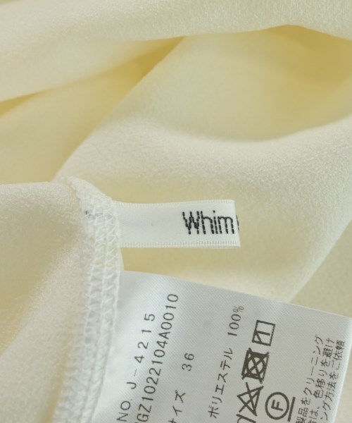 Whim Gazette（ウィムガゼット）Tシャツ・カットソー 白 サイズ:36(S位) レディース/2200684417134
