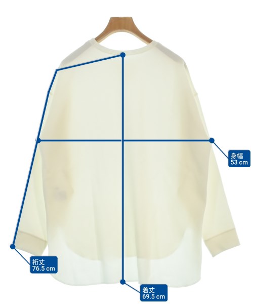 Whim Gazette（ウィムガゼット）Tシャツ・カットソー 白 サイズ:36(S位) レディース/2200684417134