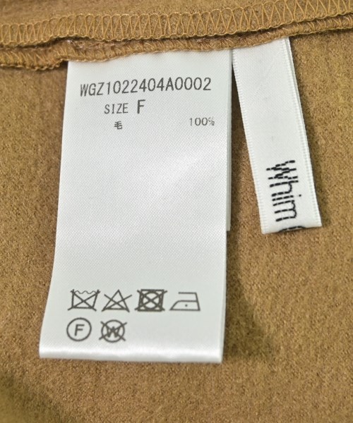 Whim Gazette（ウィムガゼット）Tシャツ・カットソー ベージュ サイズ:F レディース/2200690560015