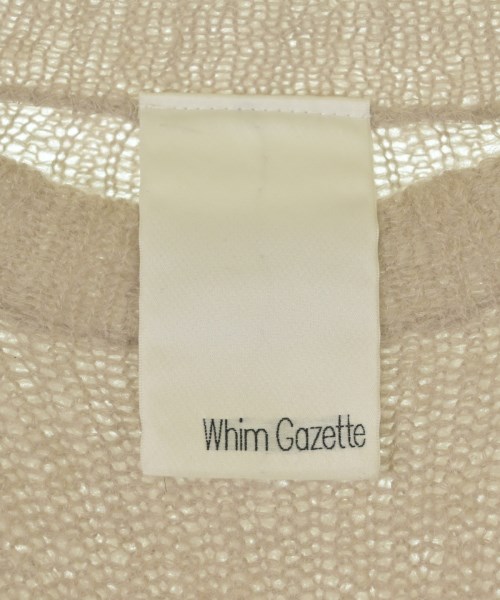 Whim Gazette（ウィムガゼット）ニット・セーター ベージュ サイズ:F レディース/2200690807028