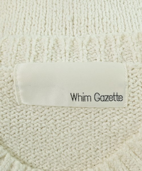 Whim Gazette（ウィムガゼット）ニット・セーター 白 サイズ:F レディース/2200684662046