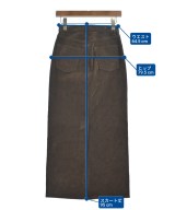 Whim Gazette（ウィムガゼット）ロング・マキシ丈スカート 茶 サイズ:36(S位) レディース/2200688715014