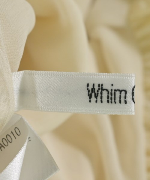 Whim Gazette（ウィムガゼット）ワンピース 白 サイズ:F レディース/2200691967042