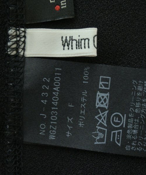 Whim Gazette（ウィムガゼット）ノースリーブ 黒 サイズ:F レディース/2200692113059