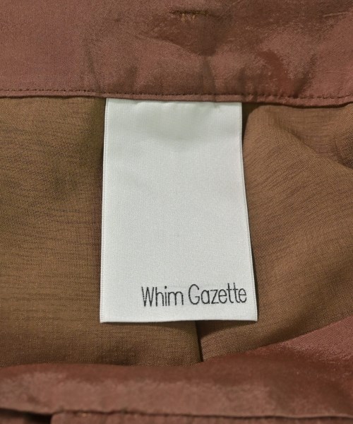 Whim Gazette（ウィムガゼット）ショートパンツ 茶 サイズ:36(S位) レディース/2200688640026
