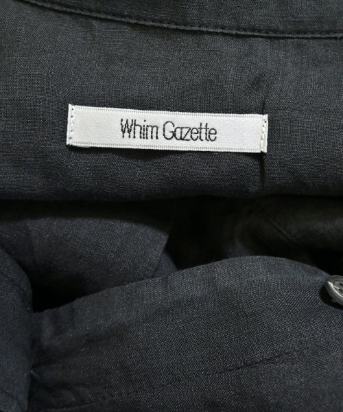 Whim Gazette（ウィムガゼット）カジュアルシャツ 黒 サイズ:F レディース/2200692970058