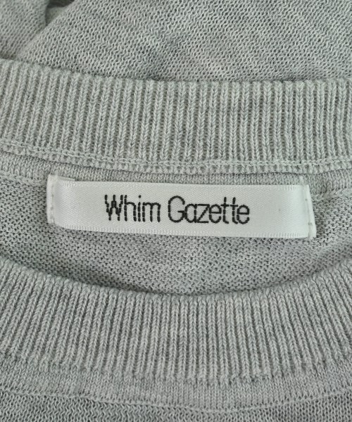 Whim Gazette（ウィムガゼット）ニット・セーター グレー サイズ:F レディース/2200692970072