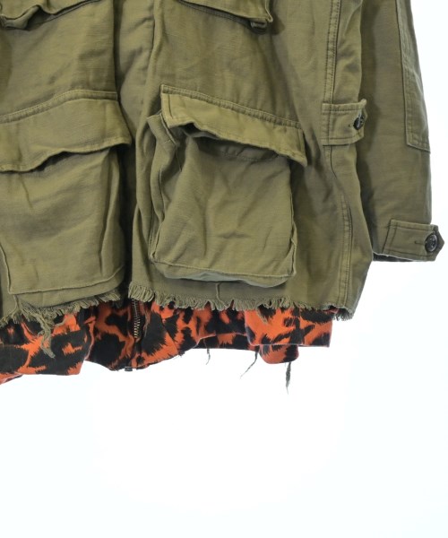 R13（アールサーティーン）ミリタリーブルゾン カーキ サイズ:M レディース/2200635601018