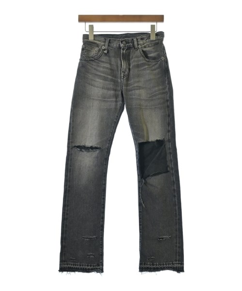 R13(アールサーティーン)デニムパンツ 黒 サイズ:24(S位)/2200630550052