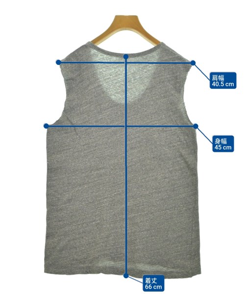 R13（アールサーティーン）タンクトップ グレー サイズ:XS レディース/2200640876081