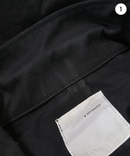 STUDIOUS（ステュディオス）デニムジャケット 黒 サイズ:S メンズ/2200621994025