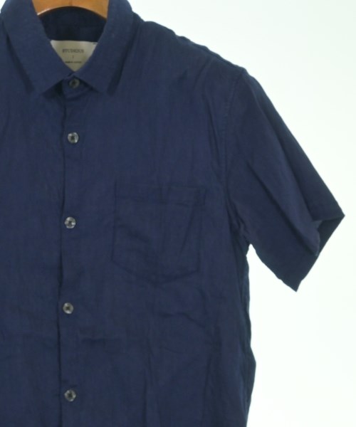 STUDIOUS（ステュディオス）カジュアルシャツ 紺 サイズ:1(S位) メンズ/2200623140086