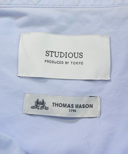 STUDIOUS（ステュディオス）カジュアルシャツ 青 サイズ:1(S位) メンズ/2200624981022