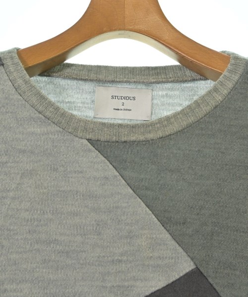 STUDIOUS（ステュディオス）ニット・セーター グレー サイズ:2(M位) メンズ/2200629813168