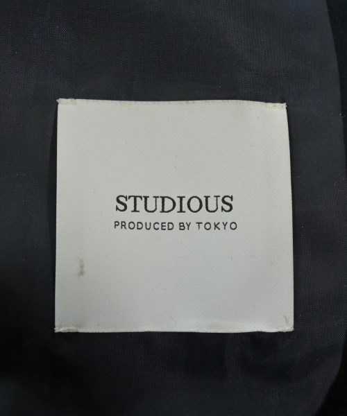 STUDIOUS（ステュディオス）チェスターコート 紺 サイズ:3(L位) メンズ/2200634520013