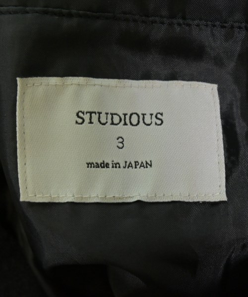 STUDIOUS（ステュディオス）チェスターコート 黒 サイズ:3(L位) メンズ/2200612021020