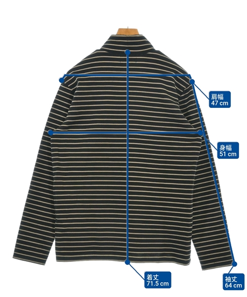 STUDIOUS（ステュディオス）Tシャツ・カットソー 黒 サイズ:3(L位) メンズ/2200611487087