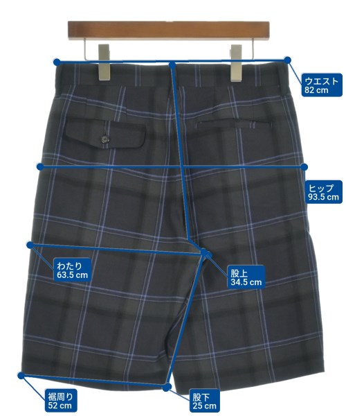 STUDIOUS（ステュディオス）ショートパンツ 緑 サイズ:3(L位) メンズ/2200613136228