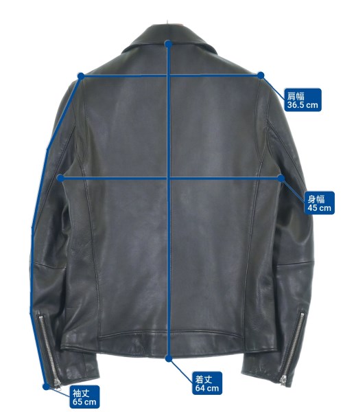 STUDIOUS（ステュディオス）ライダース 黒 サイズ:2(M位) メンズ/2200618197019