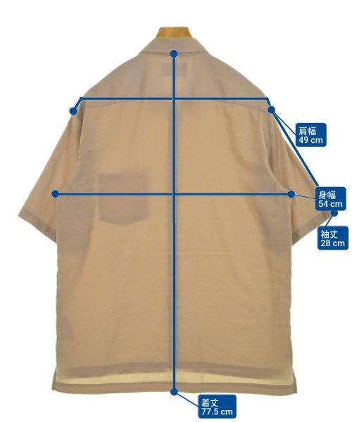 STUDIOUS（ステュディオス）カジュアルシャツ ベージュ サイズ:2(M位) メンズ/2200618953035