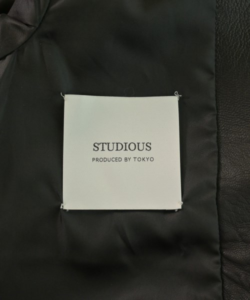 STUDIOUS（ステュディオス）ライダース 黒 サイズ:3(L位) メンズ/2200599271012