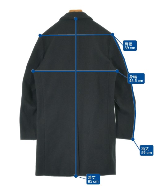 STUDIOUS（ステュディオス）カジュアルジャケット 黒 サイズ:1(S位) メンズ/2200676125047