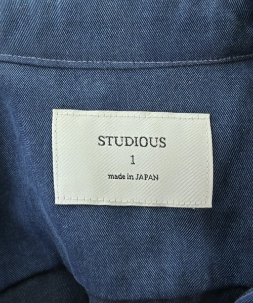 STUDIOUS（ステュディオス）カジュアルシャツ 紺 サイズ:1(S位) メンズ/2200672219382