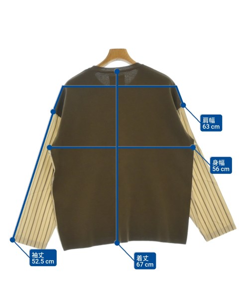 STUDIOUS（ステュディオス）ニット・セーター 茶 サイズ:3(L位) メンズ/2200678278031