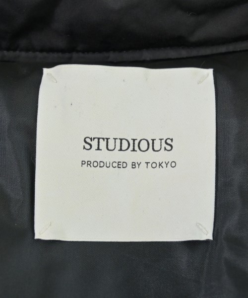 STUDIOUS（ステュディオス）ダウンジャケット/ダウンベスト 黒 サイズ:3(L位) メンズ/2200648936299
