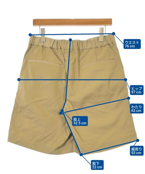 STUDIOUS（ステュディオス）ショートパンツ ベージュ サイズ:-(L位) メンズ/2200656248056