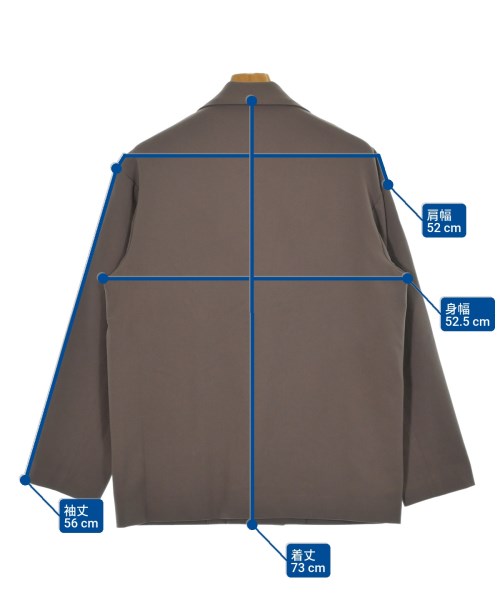 STUDIOUS（ステュディオス）テーラードジャケット 茶 サイズ:2(M位) メンズ/2200655703112