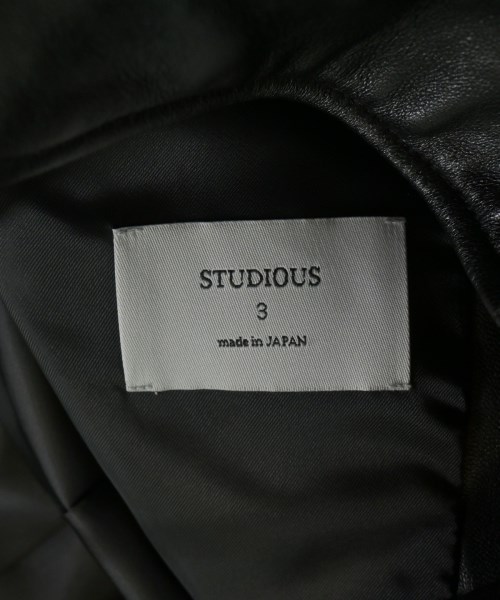 STUDIOUS（ステュディオス）ライダース 黒 サイズ:3(L位) メンズ/2200655918011