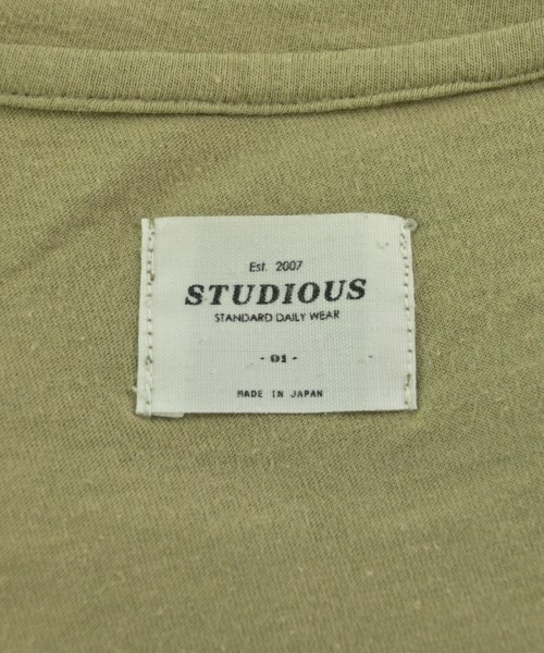 STUDIOUS（ステュディオス）Tシャツ・カットソー カーキ サイズ:1(S位) メンズ/2200714453057