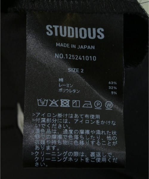 STUDIOUS（ステュディオス）その他 黒 サイズ:2(M位) レディース/2200711550018