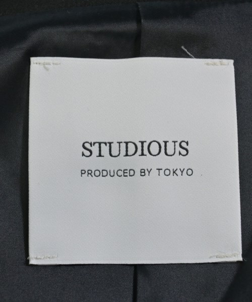 STUDIOUS（ステュディオス）カジュアルジャケット 黒 サイズ:1(S位) メンズ/2200642858054
