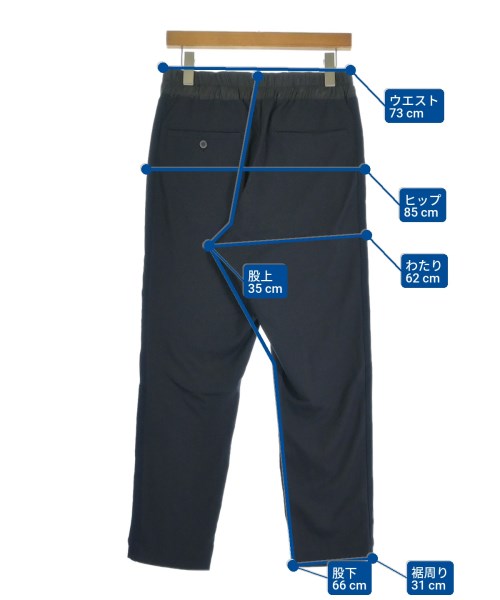 STUDIOUS（ステュディオス）スラックス 紺 サイズ:1(S位) メンズ/2200646562063