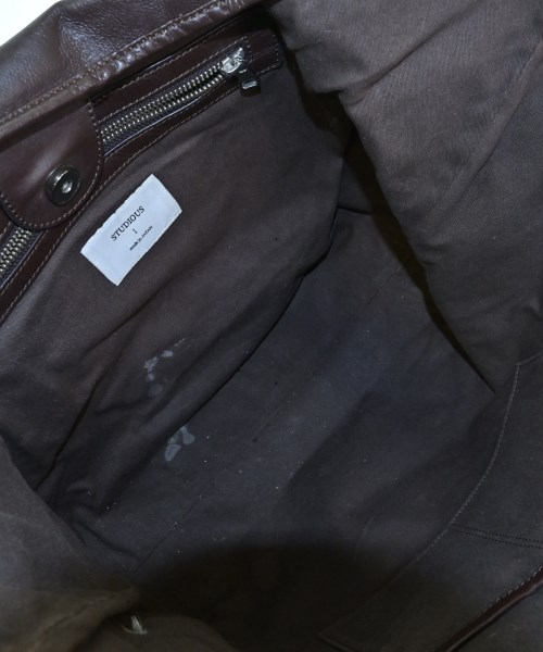 STUDIOUS（ステュディオス）トートバッグ 茶 サイズ:- メンズ/2200662468370