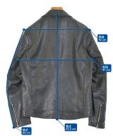 STUDIOUS（ステュディオス）ライダース 黒 サイズ:3(L位) メンズ/2200670540013