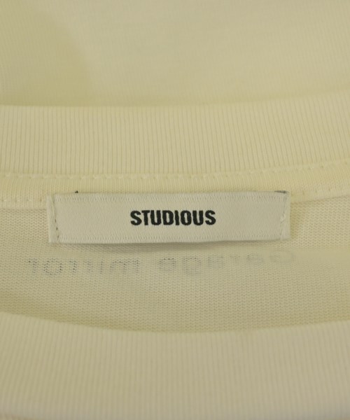 STUDIOUS（ステュディオス）Tシャツ・カットソー 白 サイズ:1(S位) メンズ/2200732209254