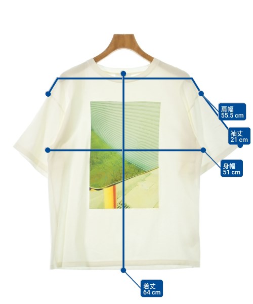 STUDIOUS（ステュディオス）Tシャツ・カットソー 白 サイズ:1(S位) メンズ/2200732209254