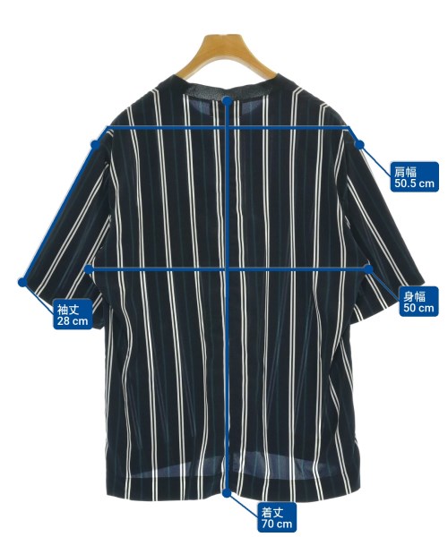 STUDIOUS（ステュディオス）Tシャツ・カットソー 紺 サイズ:3(L位) メンズ/2200683432138