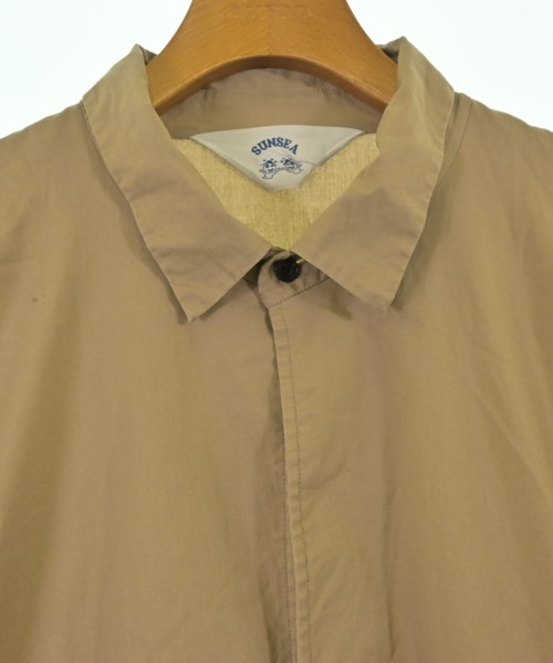 SUNSEA（サンシー）シャツワンピース 茶 サイズ:3(L位) レディース/2200667440050