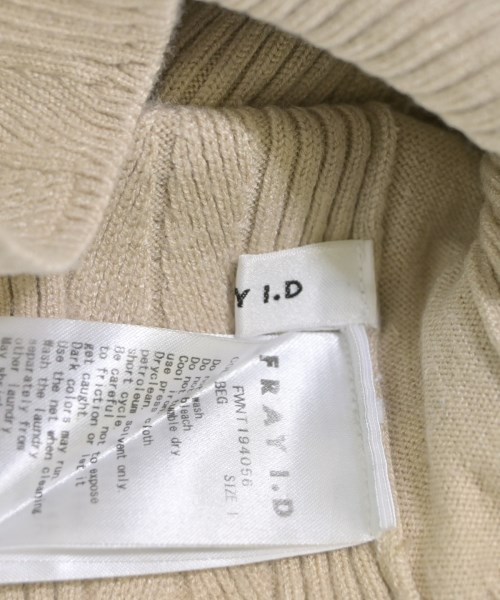 FRAY I.D（フレイアイディー）ニット・セーター ベージュ サイズ:F レディース/2200619623012